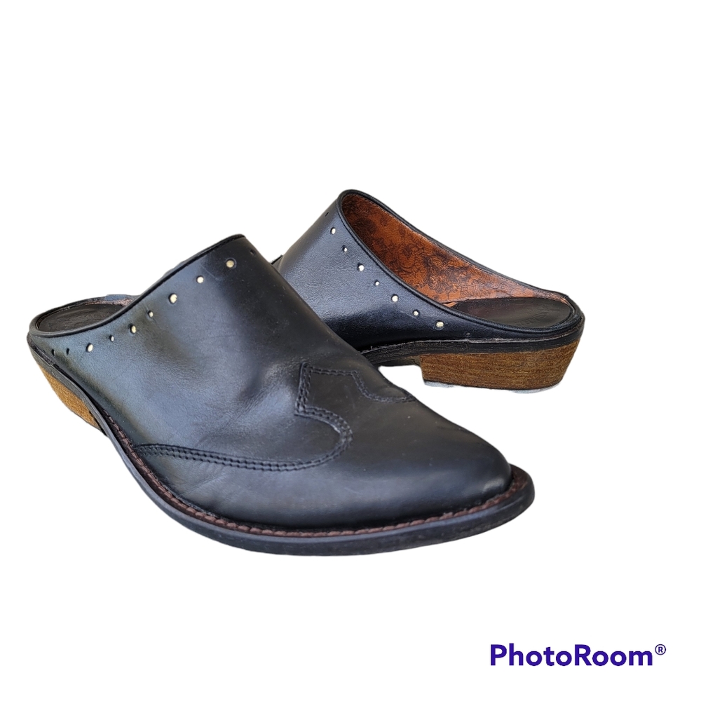 Lucky Brand Western Wing Tip Mule